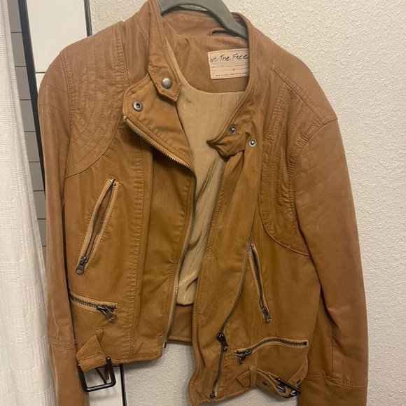 Free People Fenix Faux Leather Moto Jacket - Picture 2 of 3